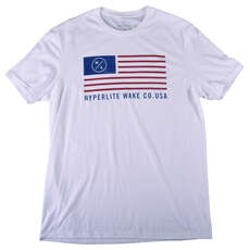 Hyperlite Merica Short Sleeve Tee - White