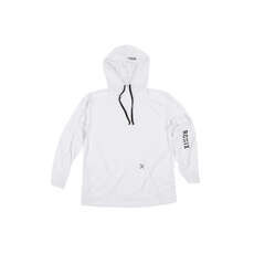 Ronix UV Shade Wick Dry Hoodie - White/Black