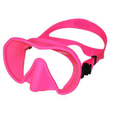 Beuchat Maxlux S Diving / Snorkelling Mask - Fluo Pink B-151290