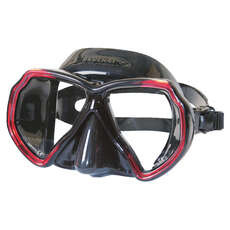 Beuchat X-Contact 2 Diving / Snorkelling Mask - Black/Red B-151183