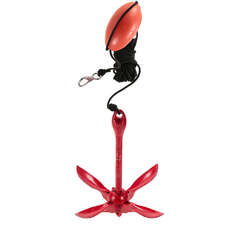 Cressi Squid Foldable Kayak & SUP Anchor Set - Red NS000000