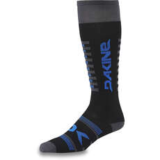 Dakine Thinline Merino Ski / Snowboard Socks - Black/Blue