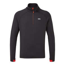 Gill OS Thermal Zip Neck Neck Top - Graphite 1081