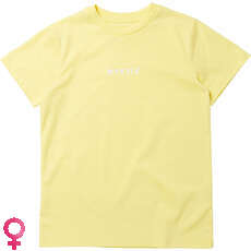 Mystic Womens Brand Tee  - Pastel Yellow 220352