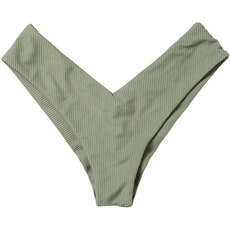 Mystic Womens Lana Bikini Bottoms 2023 - Olive Green