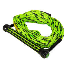 OBrien 2 Section Ski Combo Rope & Handle  - Green/Black