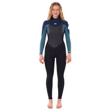 Rip Curl Womens Omega 5/3mm Back-Zip Wetsuit 2023 - Green WSM9UW