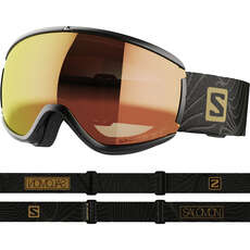 Salomon Womens Ivy Photo Ski / Snowboard Goggles - Black / Gold