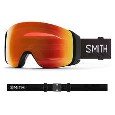 Smith 4D Mag Snow Goggles - Noir / Chromapop Red Mirror