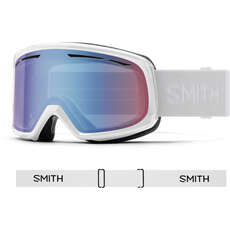 Smith Frontier Snow Goggles - Blanc / Bleu Sensor Mirror Antibuée