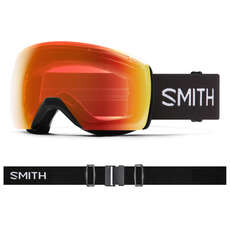 Smith Skyline Xl Snow Goggles - Noir / Chromapop Red Mirror