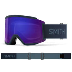Smith Squad XL Snow Goggles - French Navy / ChromaPop Violet Mirror