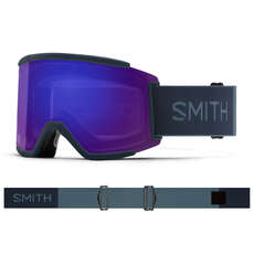 Smith Squad Xl Snow Goggles - French Navy / Chromapop Violet Mirror