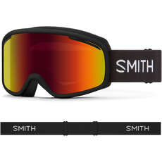 Smith Vogue Snow Goggles - Black / Red Solx Mirror Antifog