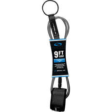Sola 9ft x 7mm Surfboard Leash - Grey Sola 9ft x 7mm Surfboard Leash - Grey