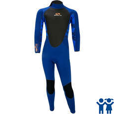 Sola Junior Storm 3/2mm Fullsuit Wetsuit - Blue/Camo