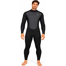 Typhoon Storm5 5/4mm BackZip Wetsuit - Black 251000