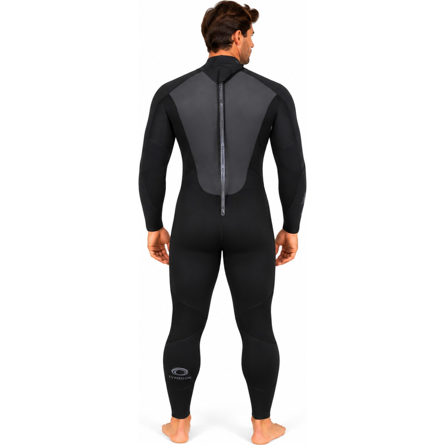 Typhoon Storm5 5/4mm BackZip Wetsuit - Black 251000