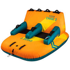 Radar Skis The Chase Lounge 2 Person Tube - Teal/Orange