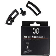 Ronix M6 Sharktooth Boot Mounting Kit - Black (Set of 4)