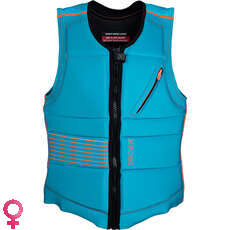 Ronix Womens Coral Ce Approved Impact Wakeboard Vest - Aqua Blue
