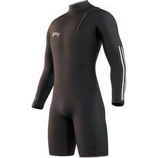 Mystic THE ONE 3/2mm Zip-Free Long Arm Shorty Wetsuit  - Black 230126