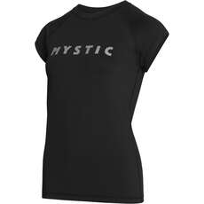 Mystic Womens Star Short Sleeve Rashvest - Black 230183
