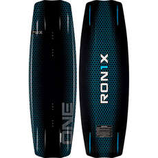 Ronix One Blackout Tech Bateau Wakeboard - Nid D'abeille Noir/azur