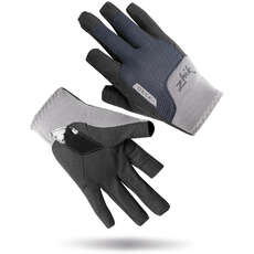 Zhik Deck Full Finger Sailing Gloves  - Grey GLV-0016