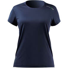 Zhik Womens UVActive Short Sleeve Quick Dry UV50+ Top - Navy ATP-0075