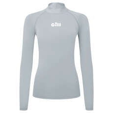 Gill Womens ZenZero Rash Vest Long Sleeve - Light Grey - 5109W