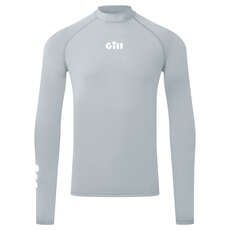 Gill ZenZero Rash Vest Long Sleeve - Light Grey - 5109