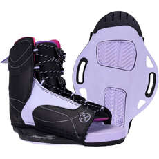 Hyperlite Jinx OT Womens Wakeboard Boots / Bindings  - Purple