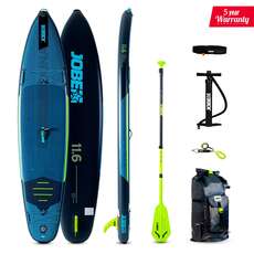 Jobe Duna 11.6 Inflatable SUP Paddle Board Package  - Steal Blue