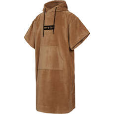 Mystic Cotton Deluxe Poncho Robe  - Slate Brown 240417