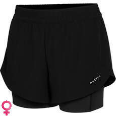 Mystic Womens IDA Quick Dry Lined Sports Shorts 2024 - Black 240271