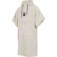 Mystic Jaquard Cotton Poncho Robe 2024 - Off White 240416