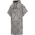 Mystic Jaquard Cotton Poncho Robe 2024 - Black/White 240416