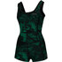 Mystic Womens SUNN Short Jane Swimsuit 2024 - Black/Green 240270
