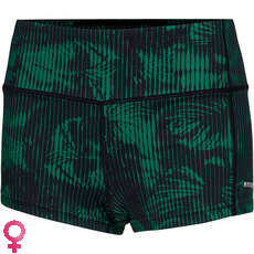 Mystic Womens Saimi Quick Dry Shorts 2024 - Black/Green 240245