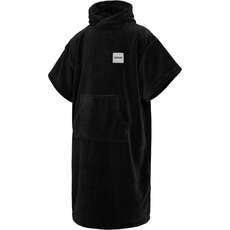 Mystic Teddy Robe Poncho  - Black 240415