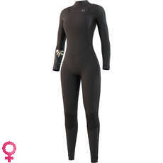 Mystic Womens Dazzled 4/3 GBS Front-Zip Wetsuit 2024 - Black 240127