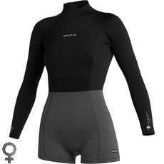 Mystic Womens Lunar 2/2mm BZ Longarm Shorty Wetsuit  - Black 240111