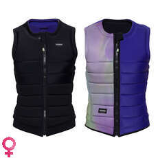Mystic Femmes Zodiac Réversible Wake Board Impact Vest 2024 - Noir/violet