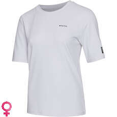 Mystic Womens Solstice Short-Sleeve Rashvest  - White