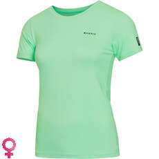 Mystic Womens Star Short-Sleeve Rashvest  - Lime