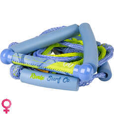 Ronix Womens 25' Bungee Surf Rope with Handle - Lavender