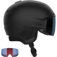 Salomon Driver Prime Sigma Photo Visor Plus Snow Helmet - Black