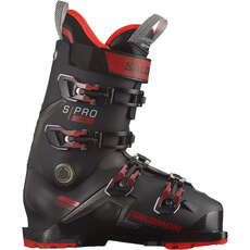 Salomon S/PRO HV 100 Ski Boots - Black / Red