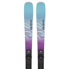 Salomon Womens E Stance 80 Skis & M10 Bindings - Freeride Ski Package
